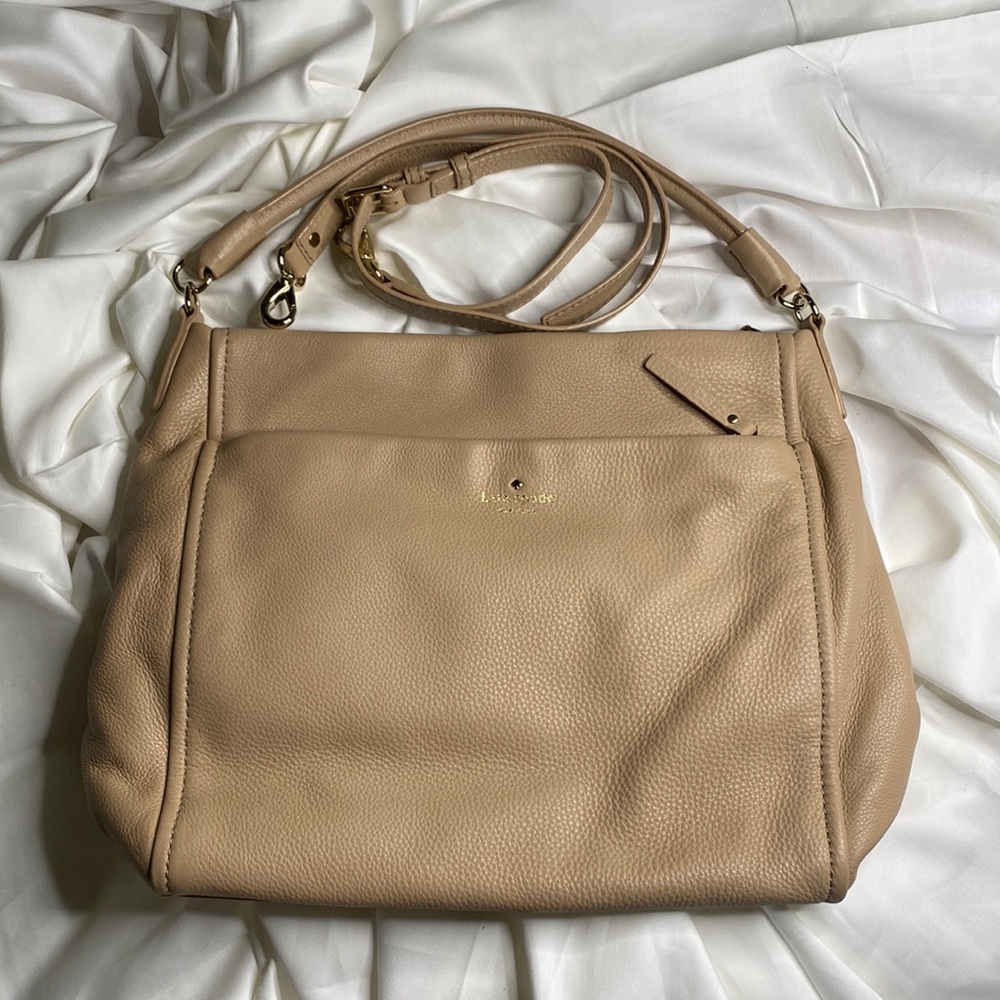 Kate Spade Tan Leather Satchel